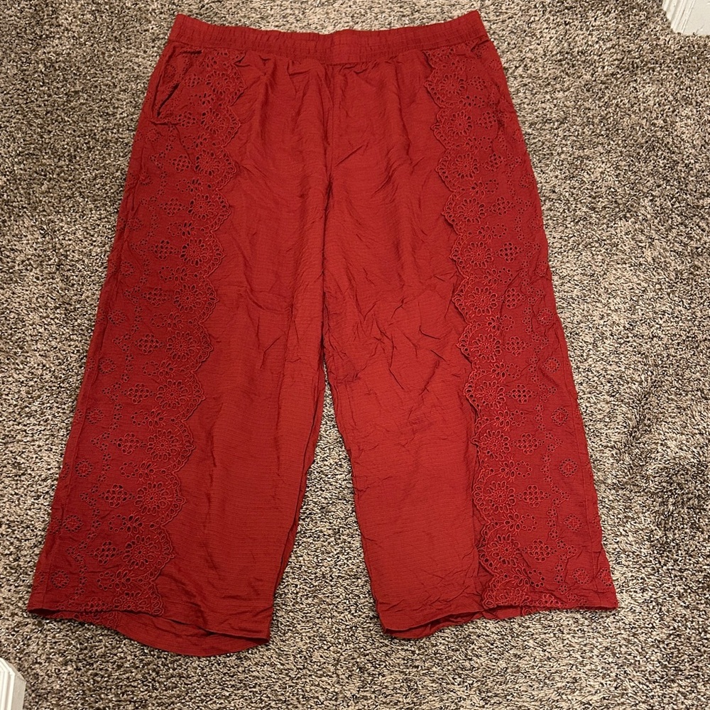 Sundance Brick Red Pants